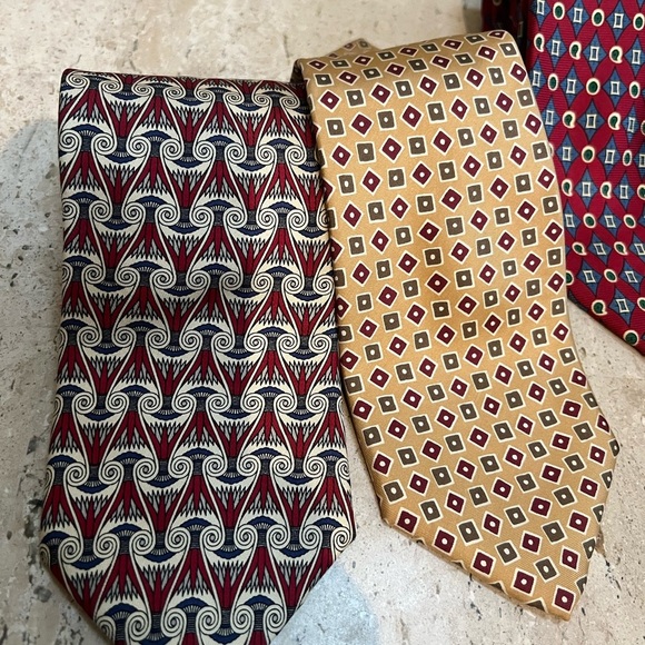 Jos. A. Bank Executive Collection 100% Silk Made in USA Lot of 6 Men’s Neckties - Picture 2 of 9